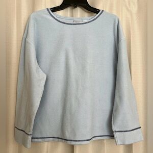 Personal Identity Light Blue Cotton Blend Top – Size XL